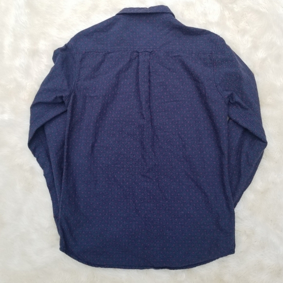 Vans button down shirt blue red men's small - Picture 2 of 4